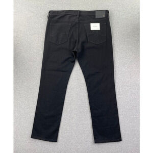 AG Adriano Goldschmied Jeans Mens 37x29 Deep Black Straight B-Type II Denim